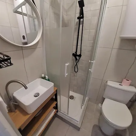 In The Center, Private Bathroom *