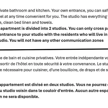 In The Center, Private Bathroom Appartement *