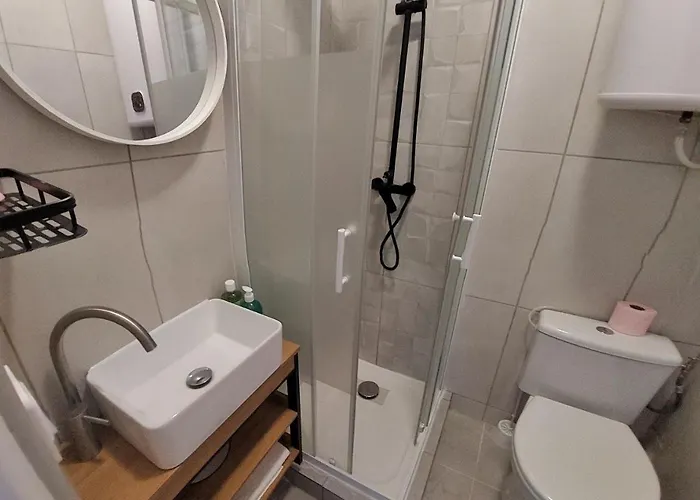 In The Center, Private Bathroom *